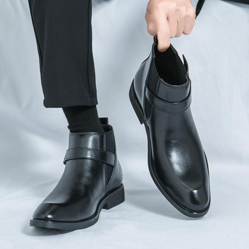 6815 New 38-46 Yards AliExpress Xiyin Cross-border Plus Size Leather Shoes