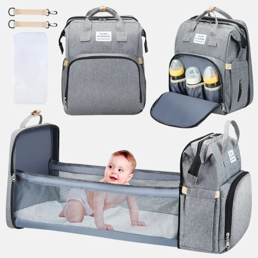 Cross-Border New Bed Bag, Integrated Mommy Bag, Outing Handbag, Mother And Baby Bag, Portable Multi-Functional Mommy Bag, Backpack