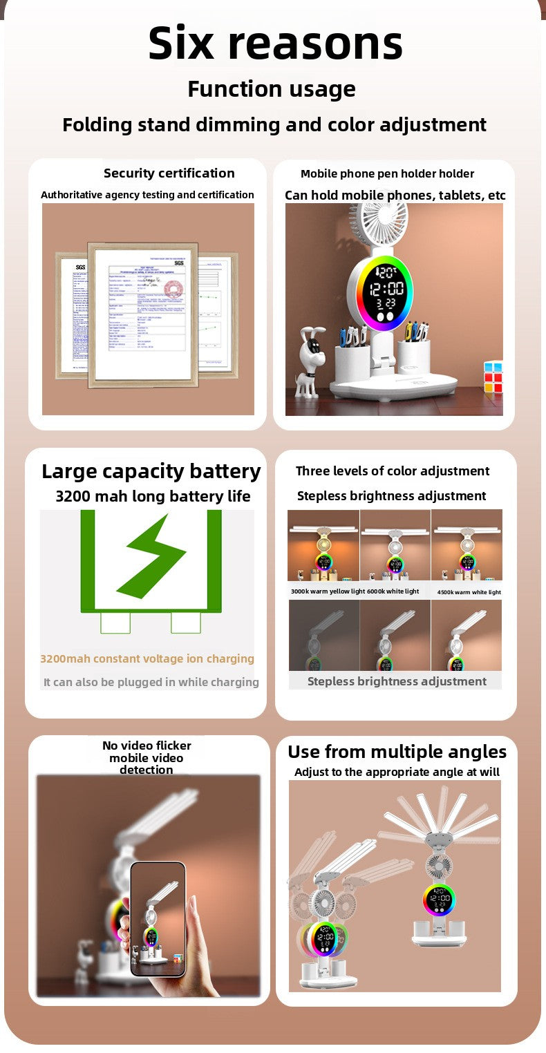 Foldable LED Desk Lamp