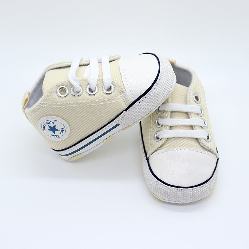 Soft Sole Canvas Toddler Shoes for 1-3 Years Old