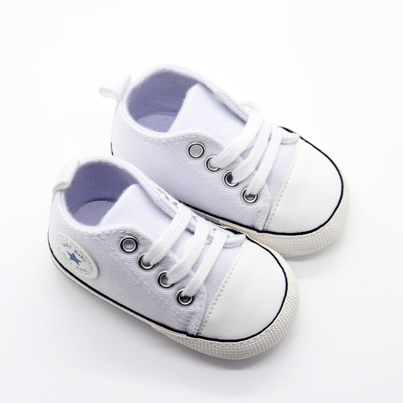 Soft Sole Canvas Toddler Shoes for 1-3 Years Old