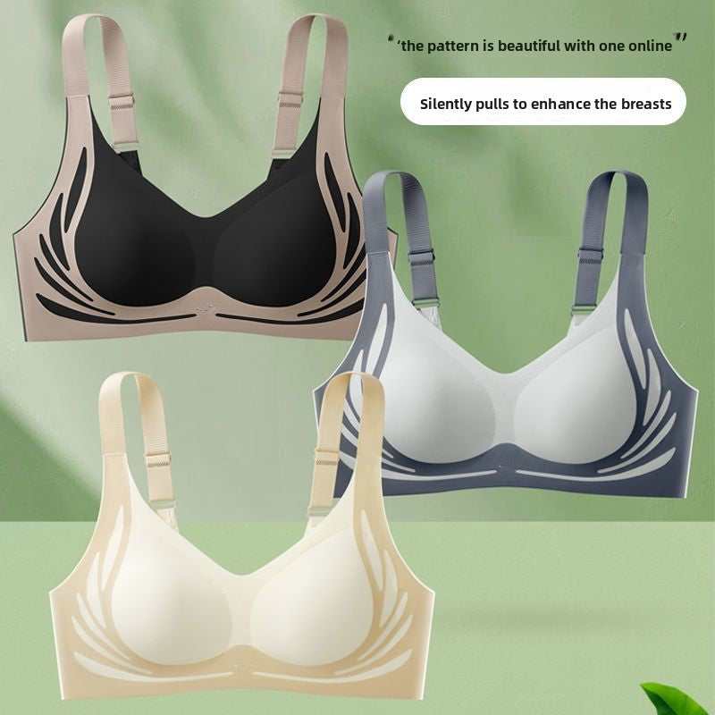 Anti-sagging and gathering bra