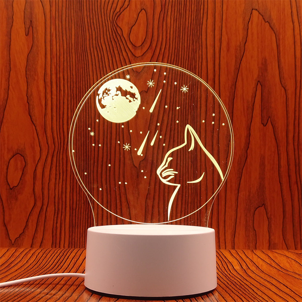 Creative 3D Night Light Lamp