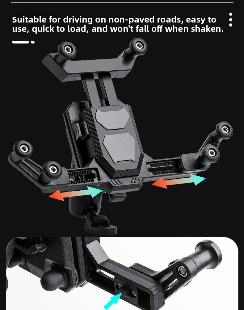 Electric vehicle shock-proof mobile phone holder