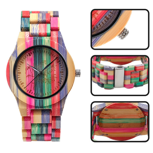 Creative Quartz Wooden Watch