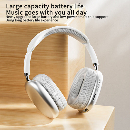Cross-Border Popular Headphones Suitable For Apple P9Airmax Over-Ear Bluetooth Headphones With Retractable Wireless Stereo Sound