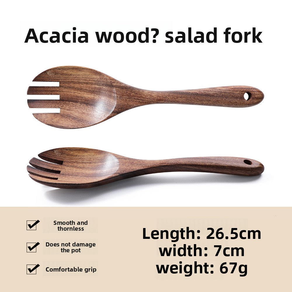 Wooden spatula and spoon