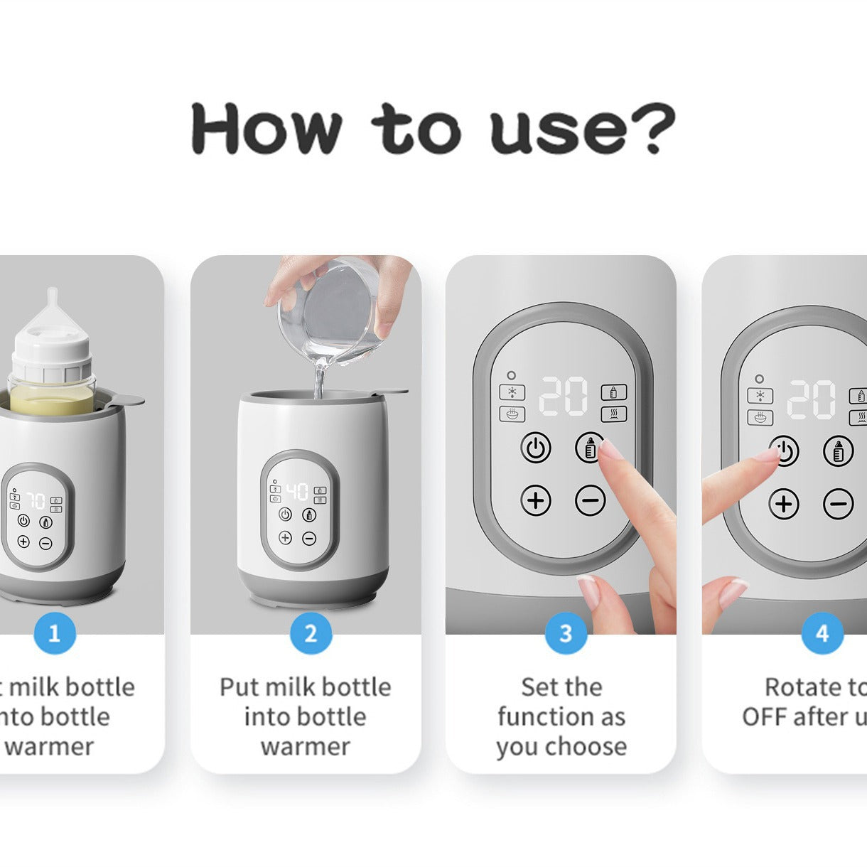 Multifunctional single-bottle warm milk dispenser