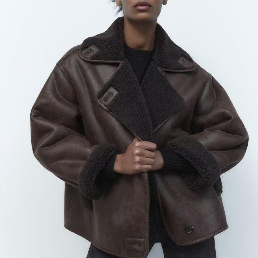 Double-Sided Fur Jacket