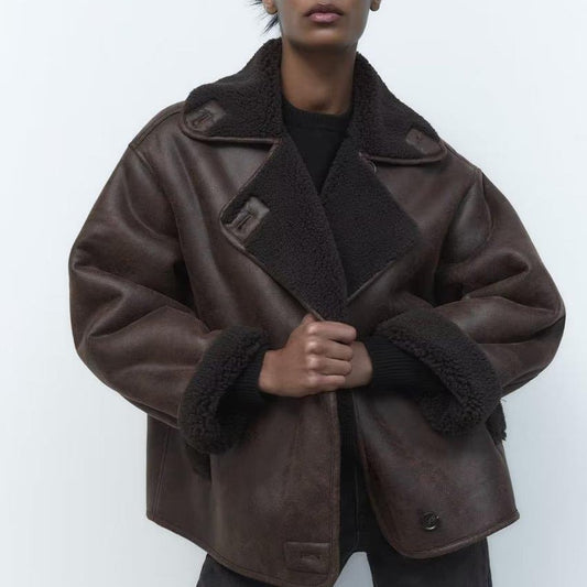 Double-Sided Fur Jacket