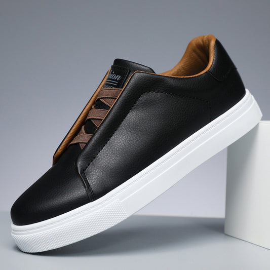 Men's Solid Color Low Top Skateboard Shoes