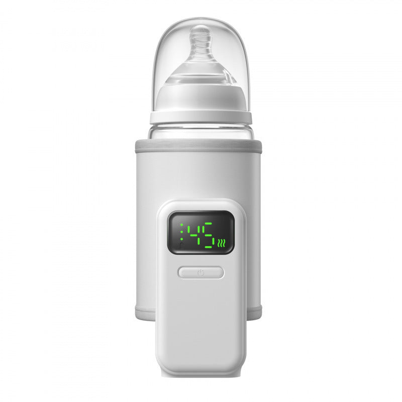 USB car-mounted charging heating bottle for baby