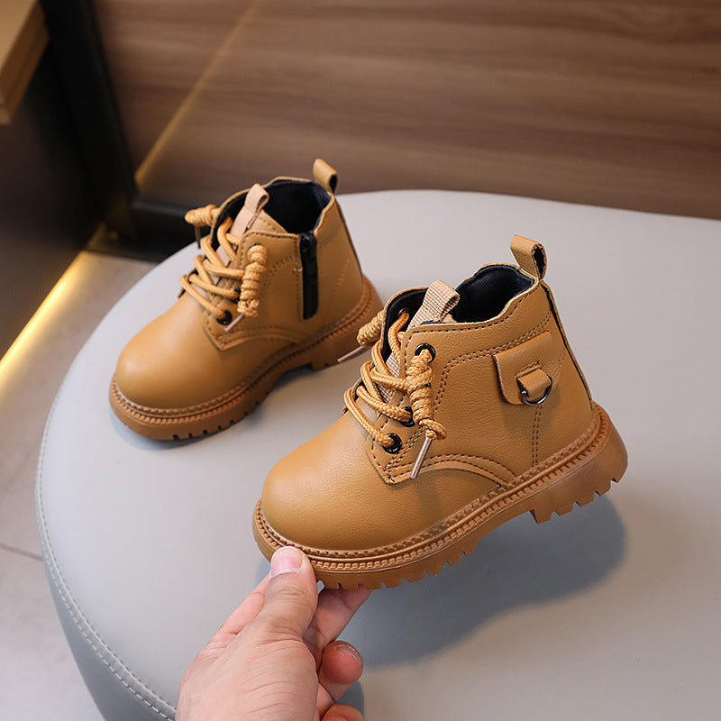 Children leather boots