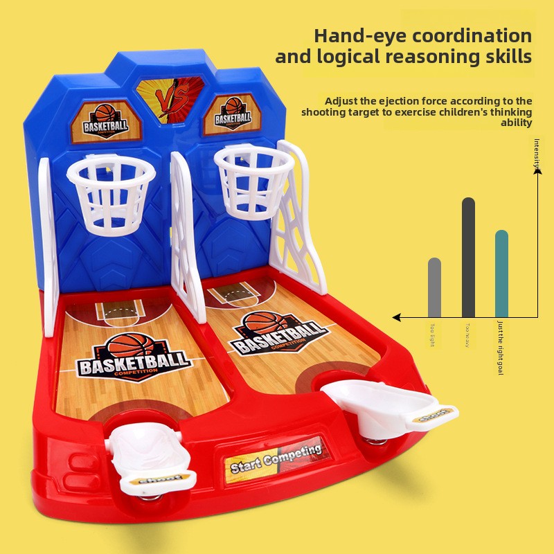 Children's Desktop Finger Flick Basketball Game Toy