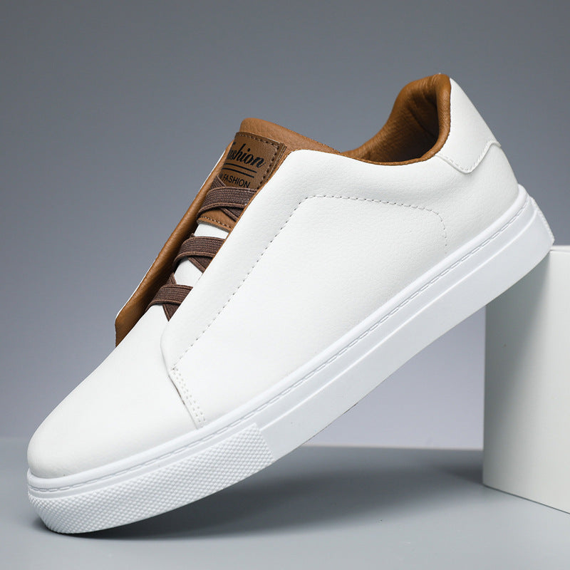 Men's Solid Color Low Top Skateboard Shoes