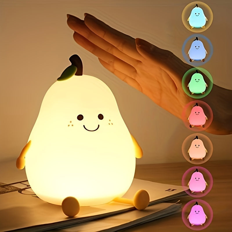Creative New Simple Children's Bedroom Dormitory Bedside Nightlight Silicone Decompression Clap Light