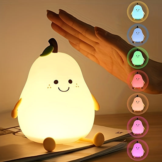 Creative New Simple Children's Bedroom Dormitory Bedside Nightlight Silicone Decompression Clap Light