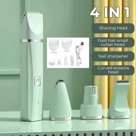 Cross-border New Pet Shaver Cat Hair Removal Electric Clippers Foot Shearing Artifact Mute Rechargeable Electric Clippers