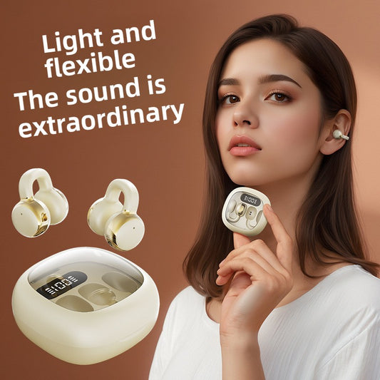 Clip-On Wireless Bluetooth Headphones