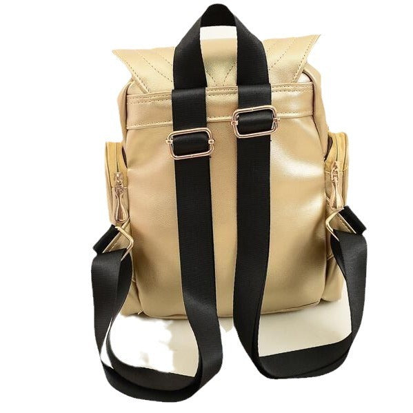 Owl PU Leather Backpack for Women