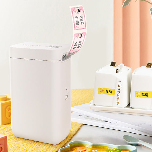 6BVQD101 Label Printer Name Sticker Home Handheld Portable Bluetooth Thermal Printer