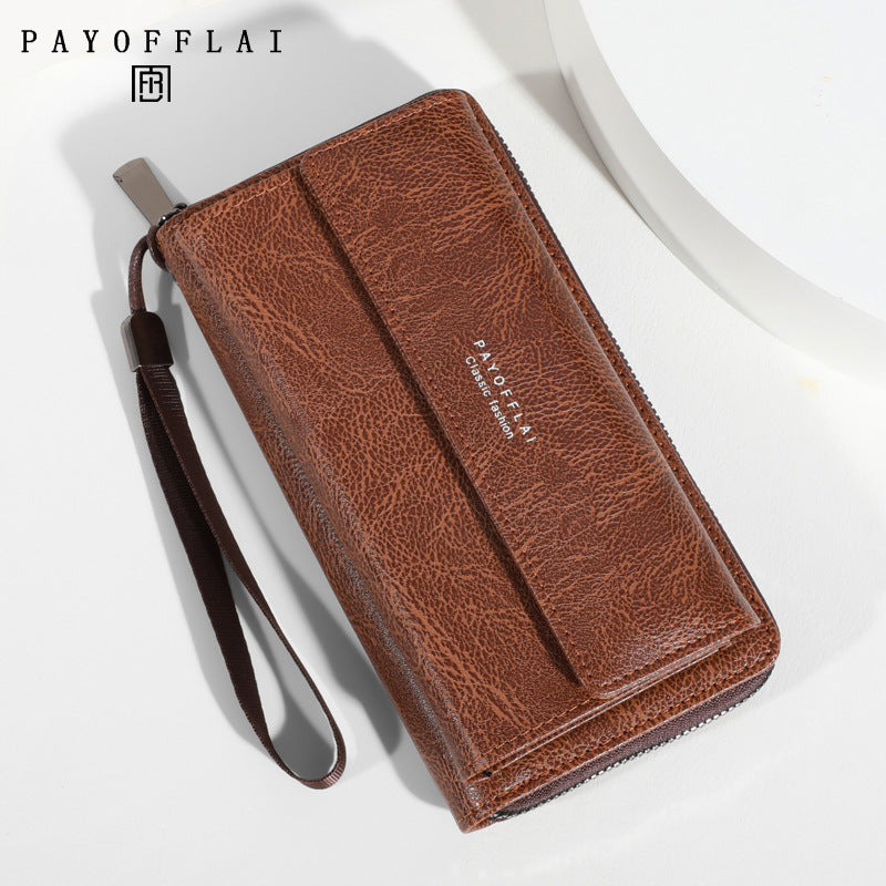 Men's wallet with multiple card slots