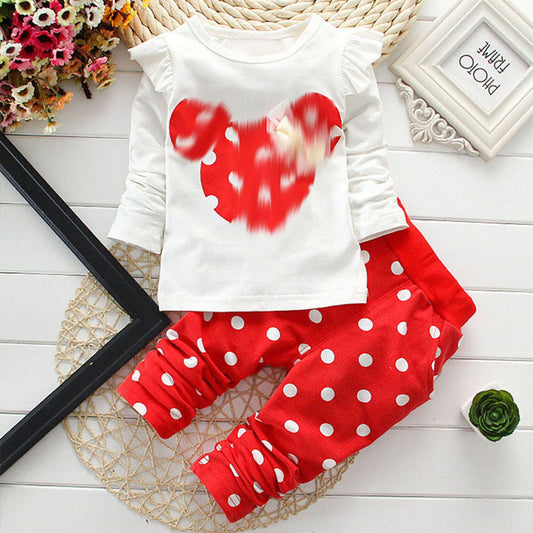 Spring and Autumn Cartoon Children's Clothing