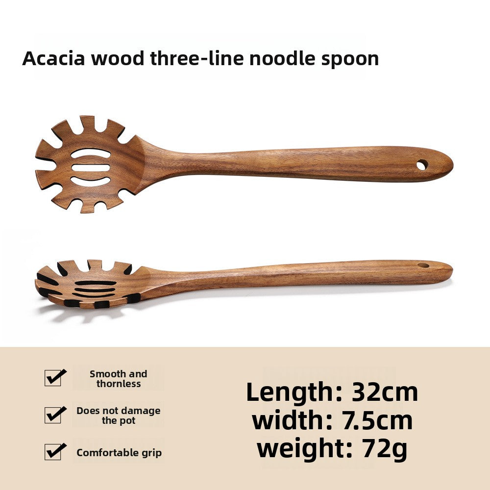 Wooden spatula and spoon