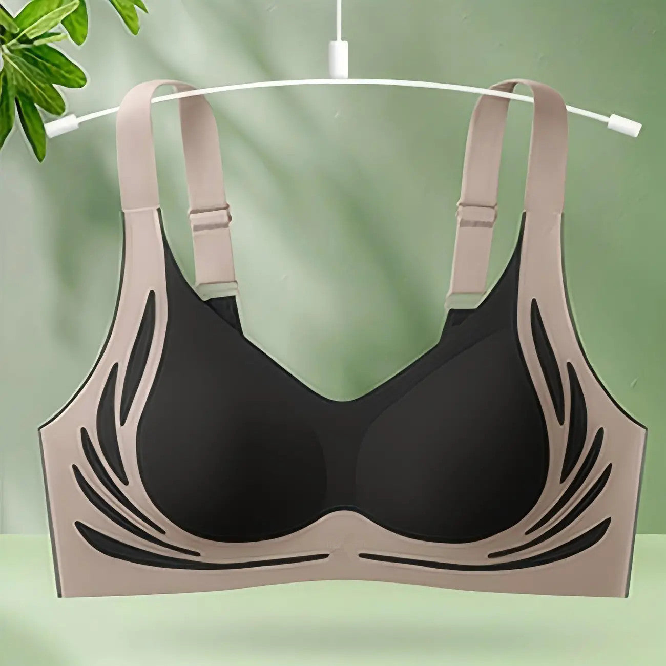 Anti-sagging and gathering bra