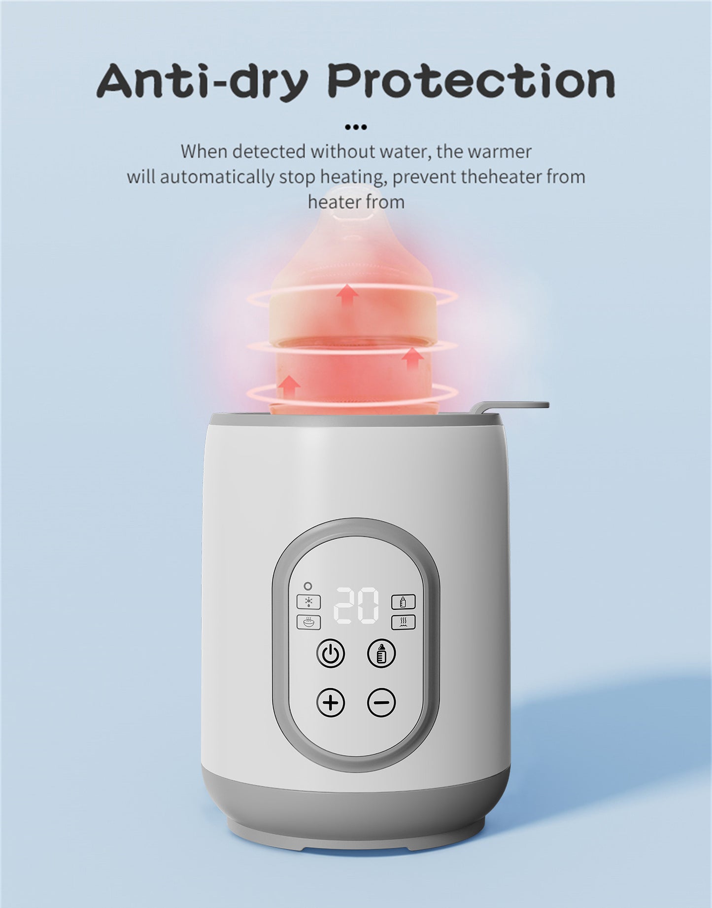 Multifunctional single-bottle warm milk dispenser