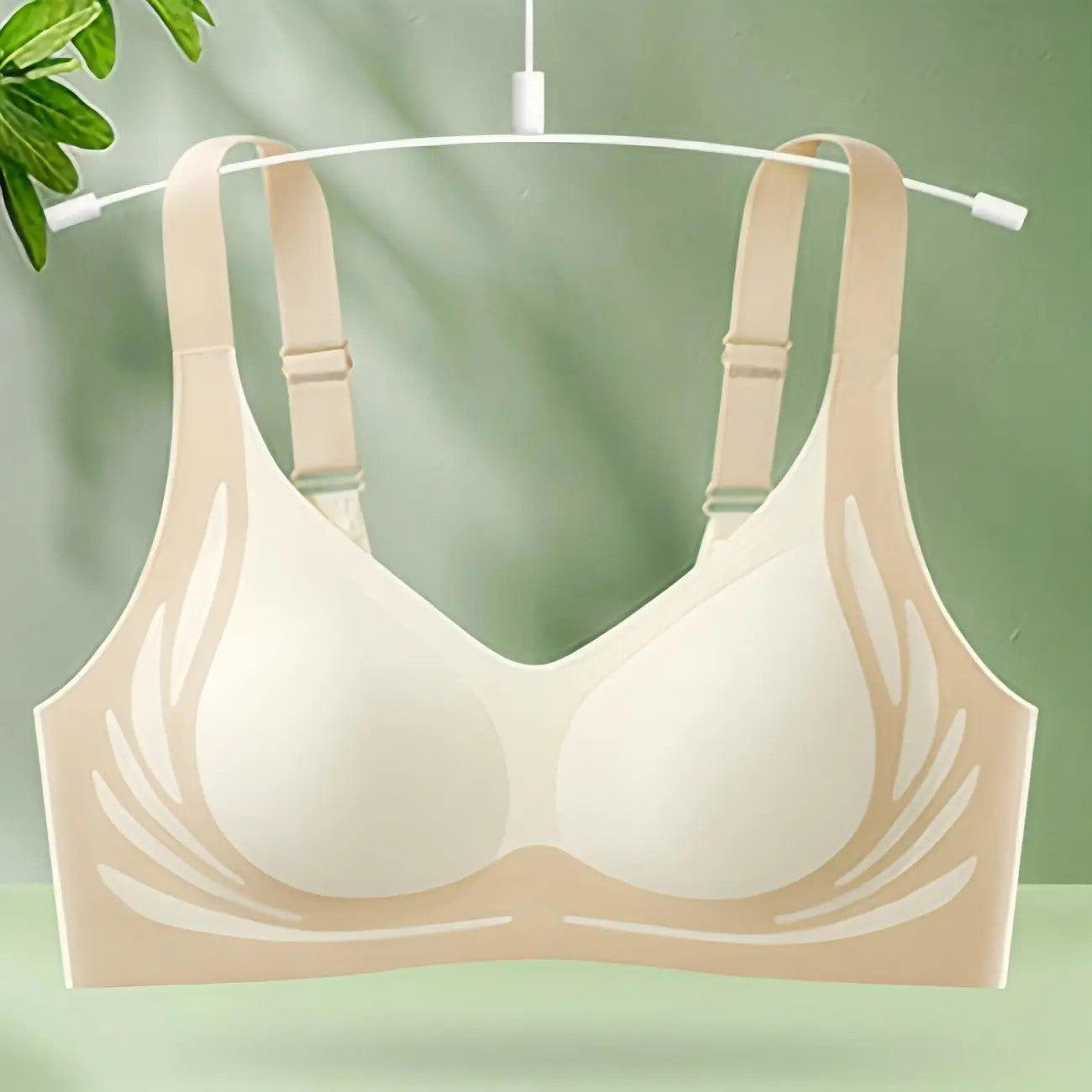 Anti-sagging and gathering bra