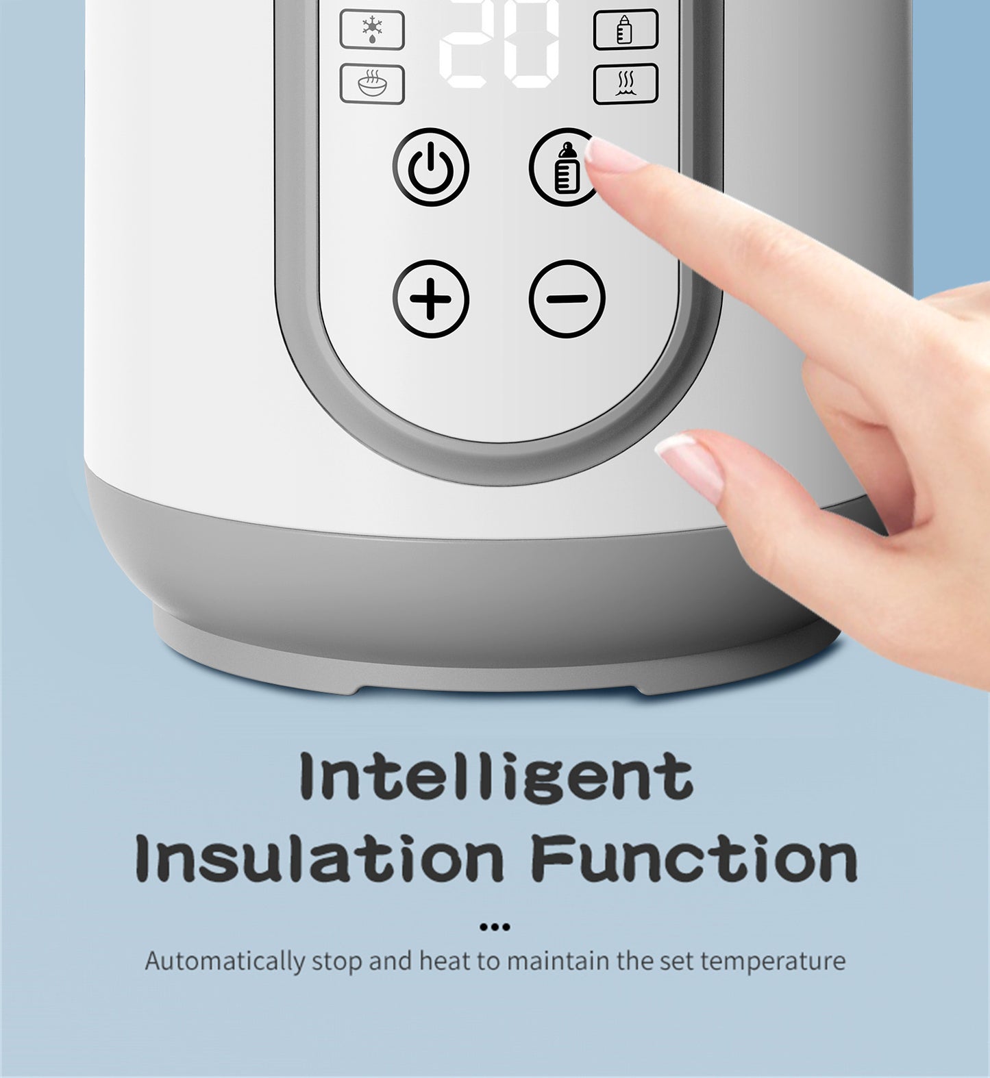 Multifunctional single-bottle warm milk dispenser