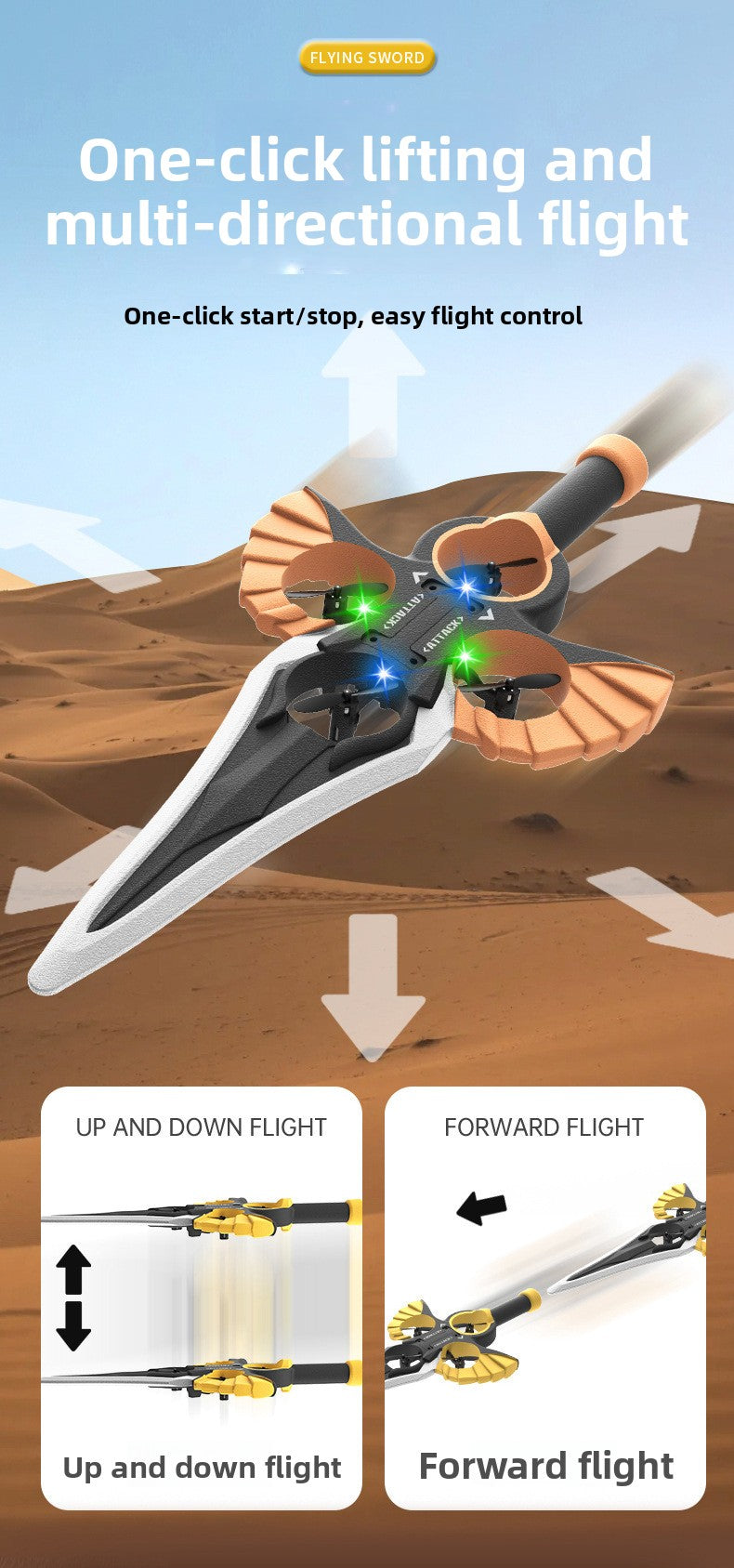 flying sword toy