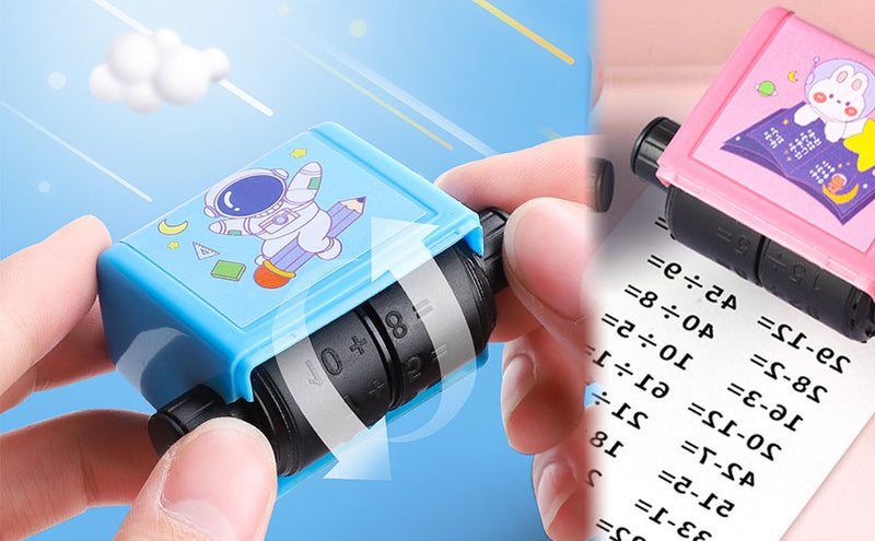 Addition And Subtraction Roller Seal Multiplication And Division Practice Math Seal Elementary School Oral Calculation Problem Automatic Problem Artifact