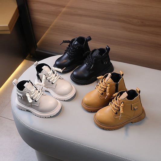 Children leather boots