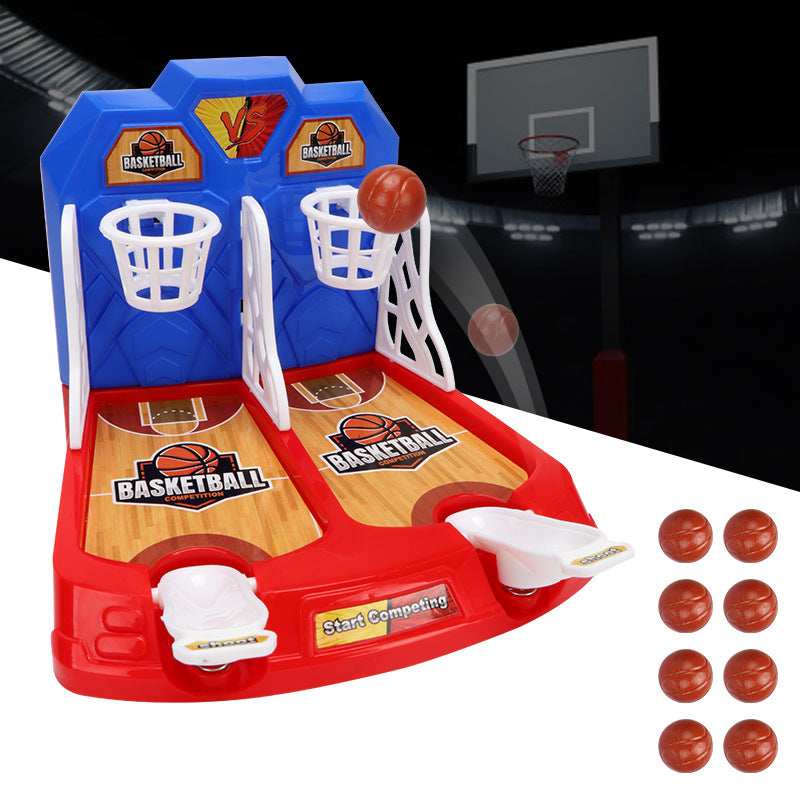 Children's Desktop Finger Flick Basketball Game Toy