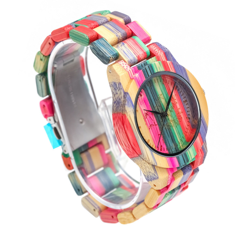 Creative Quartz Wooden Watch