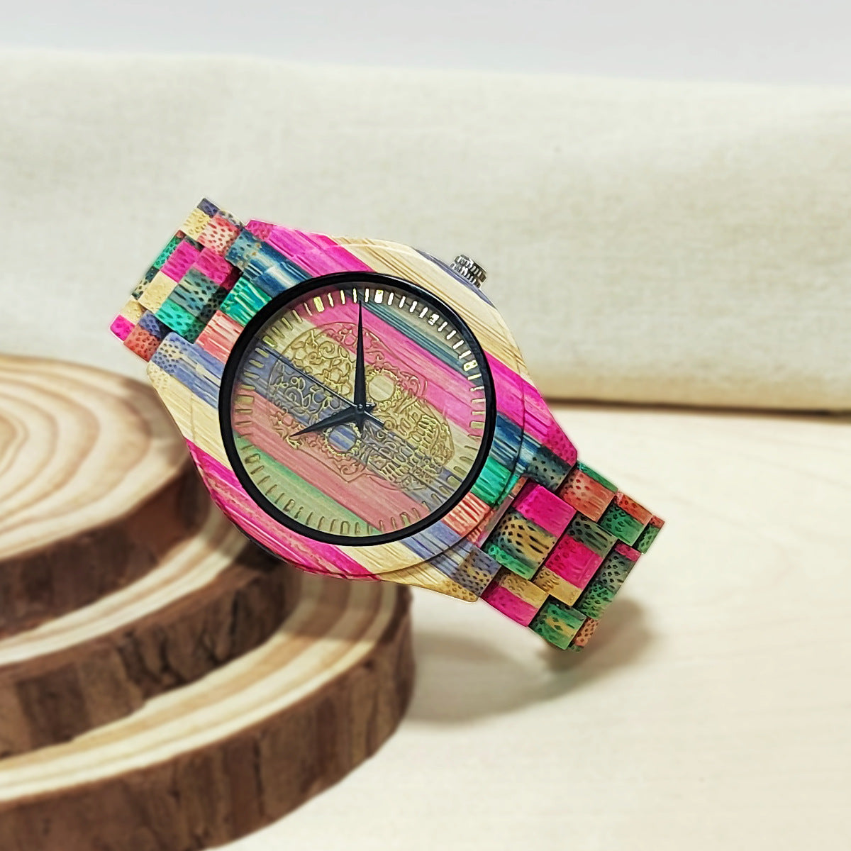 Creative Quartz Wooden Watch