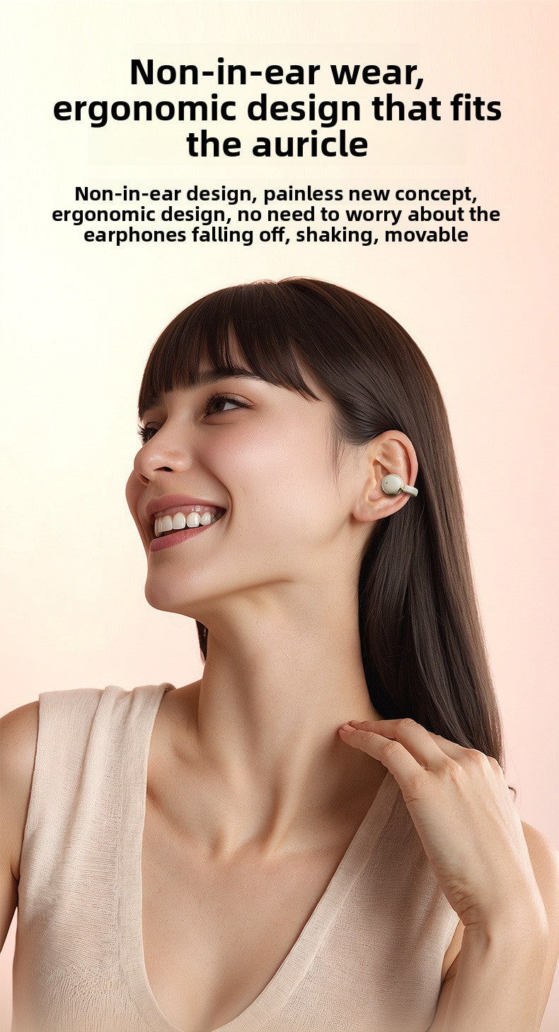 Clip-On Wireless Bluetooth Headphones