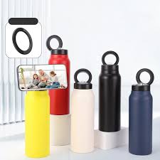 Cross-border 24oz Stainless Steel Magnetic Space Pot Large Capacity Straw Thermos Cup Outdoor Portable Sports Kettle