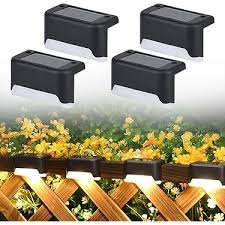 Solar Step Lights Outdoor Garden Lights 1LED Night Lights Ladder Lights Staircase Lights Wall Lights Staircase Lights Decoration