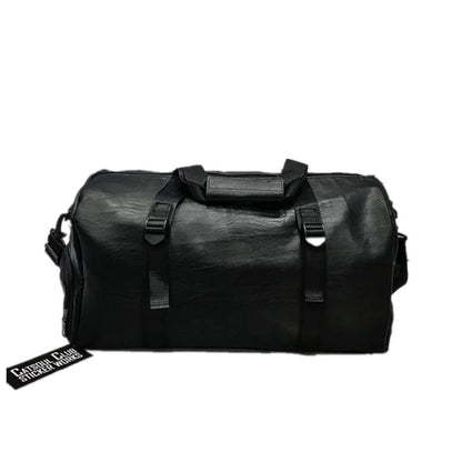 Sports Bag Foreign Trade 2024 New Pu Fitness Bag Large Capacity Travel Bag With Shoe Warehouse Portable Yoga Luggage Bag