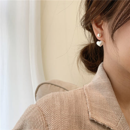 French New Classic Elegant Imitation Pearl Drop Earrings for Women Exquisite Dangle Wedding Earring Statement Fashion Jewelry