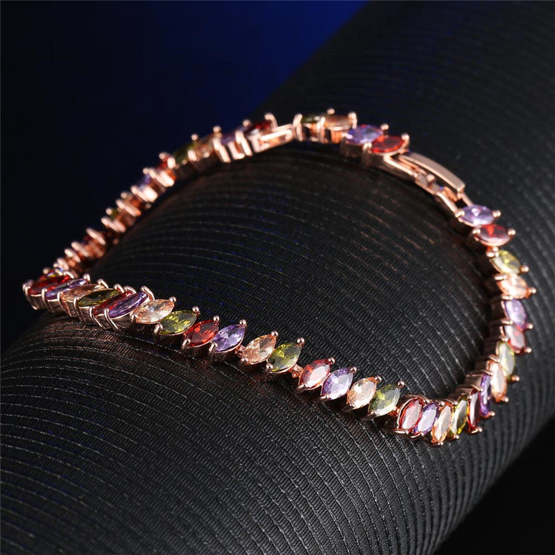 Jewelry Bracelet Bracelet Zircon Bracelet Crystal Bracelet Women's Full Diamond
