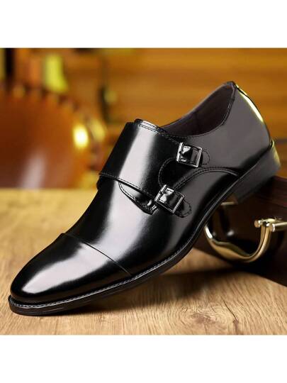 Plus Size Men's Three-Joint Casual Leather Shoes Men's Genuine Leather Business Gentleman British Style Men's Leather Shoes Formal Men's Mengke Shoes