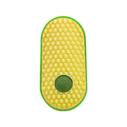 Arch Shape Cat Scratching Brush with Tease Stick