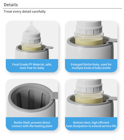 Multifunctional single-bottle warm milk dispenser