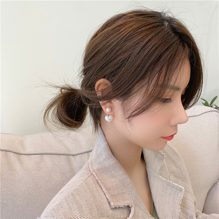 French New Classic Elegant Imitation Pearl Drop Earrings for Women Exquisite Dangle Wedding Earring Statement Fashion Jewelry
