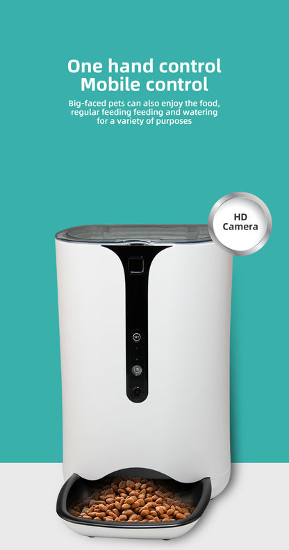Wifi Smart APP Pet Feeder Household use Microchip Dog Automatic Pet Feeder Automatic Pet Feeder