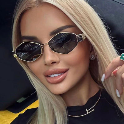 Small Frame Rhombus Sunglasses